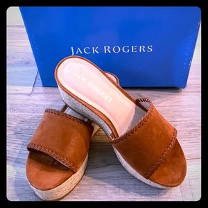 LAST DAY 🔥NEW Jack Rogers Palmer Suede Wedge Sandal